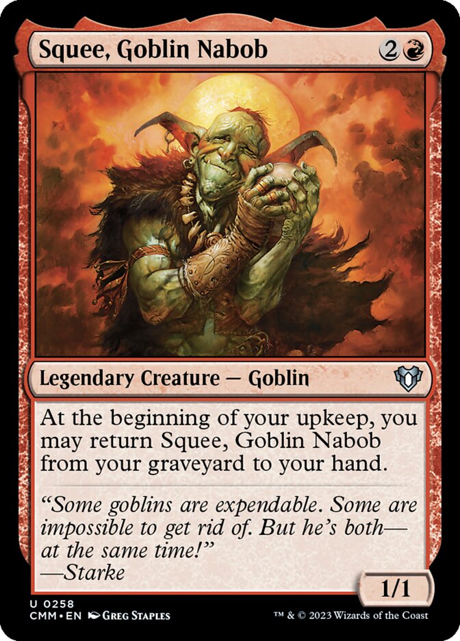 Squee, Goblin Nabob front