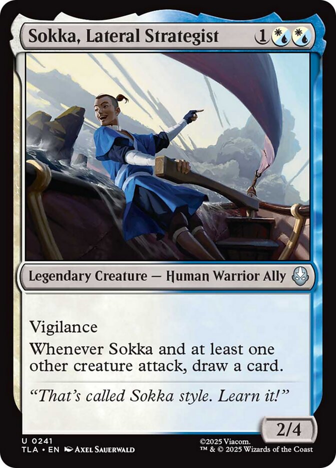 Sokka, Lateral Strategist front