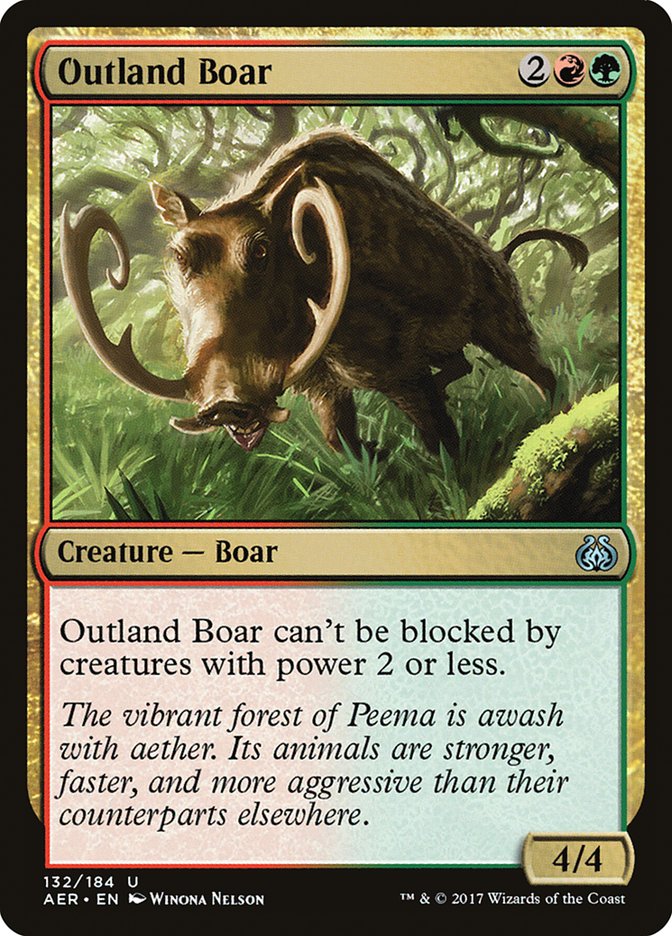 Outland Boar front