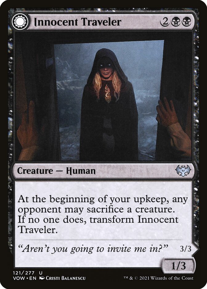 Innocent Traveler // Malicious Invader front