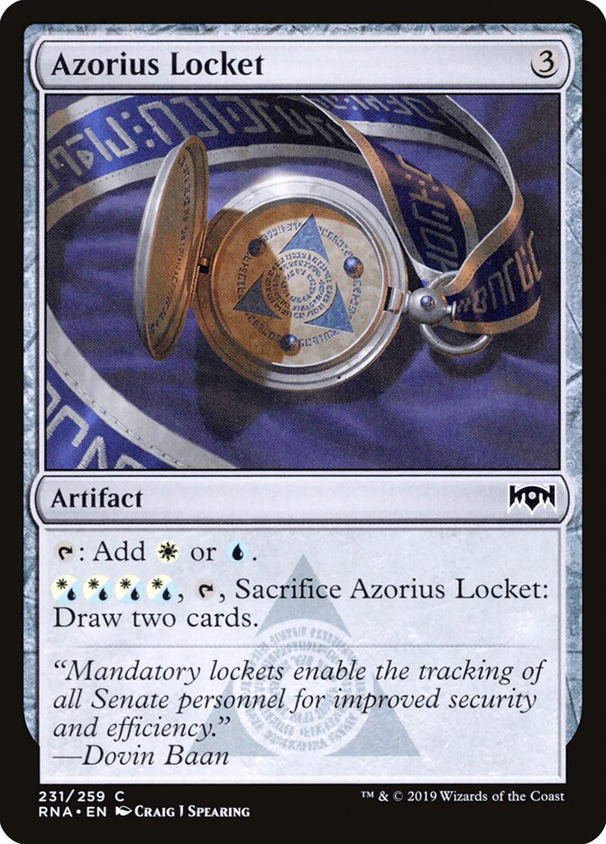 Azorius Locket front