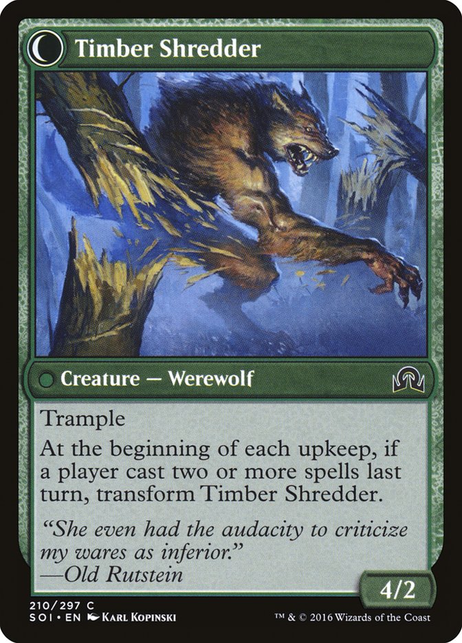 Hinterland Logger // Timber Shredder back