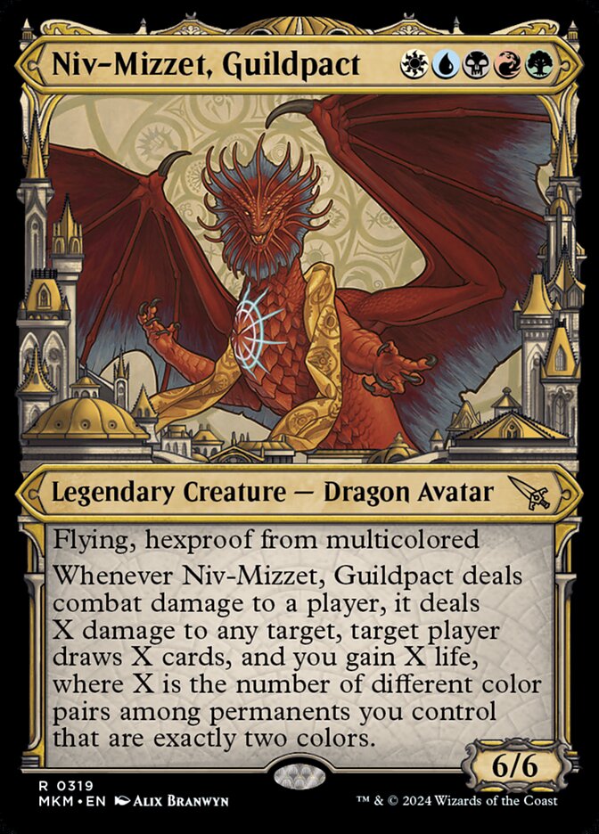 Niv-Mizzet, Guildpact front
