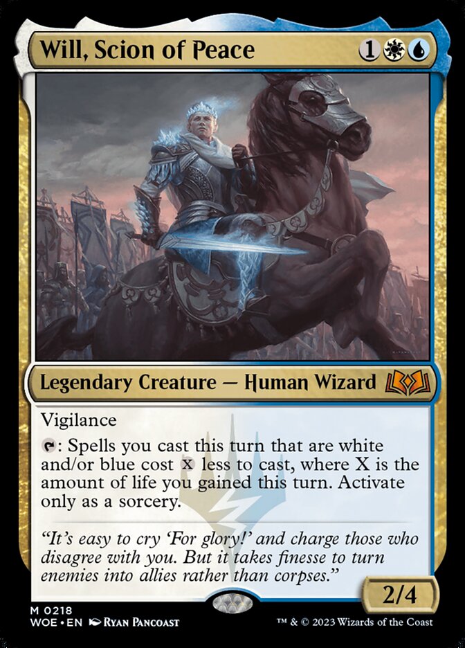 Will, Scion of Peace front
