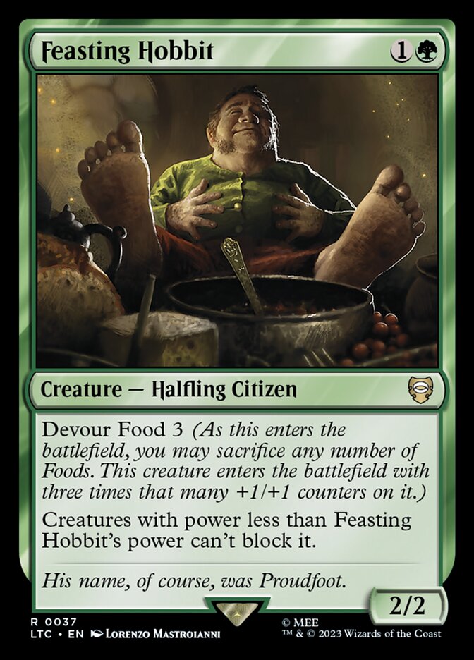 Feasting Hobbit front