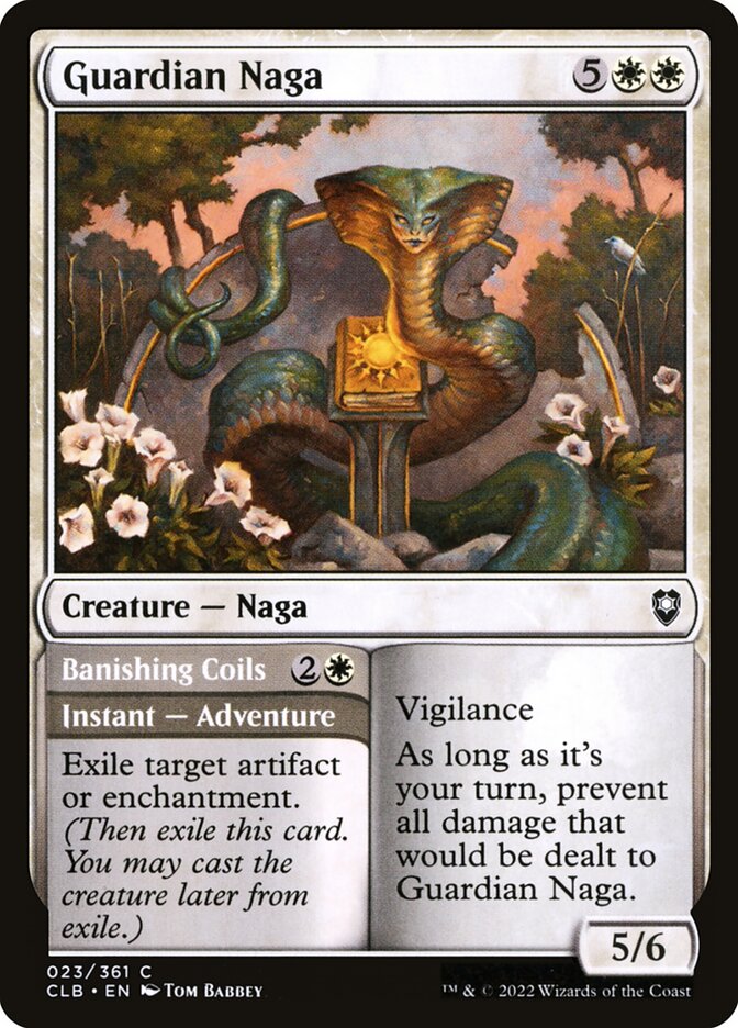 Guardian Naga // Banishing Coils back