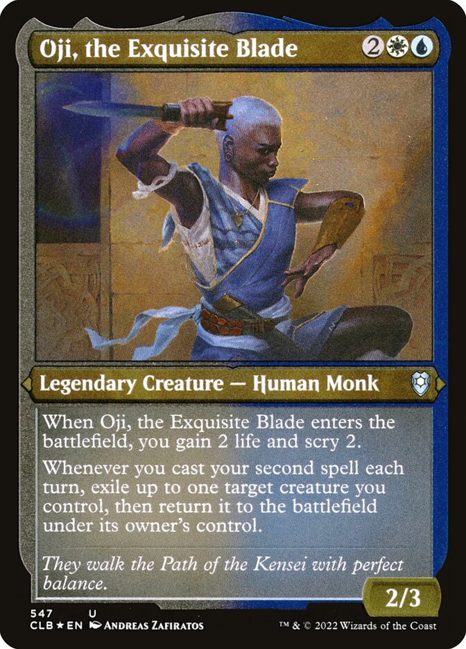 Oji, the Exquisite Blade front