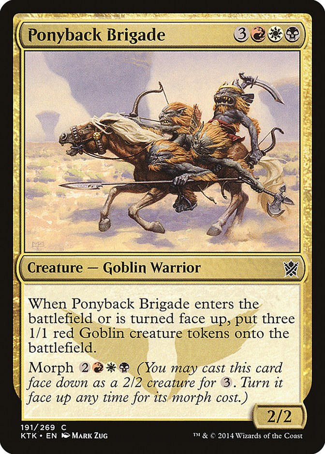 Ponyback Brigade front