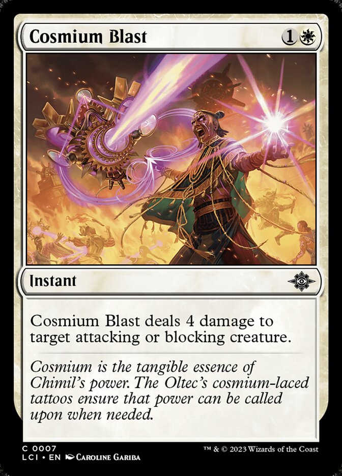Cosmium Blast front