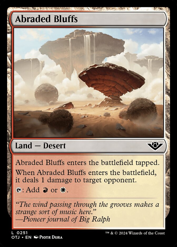 Abraded Bluffs front