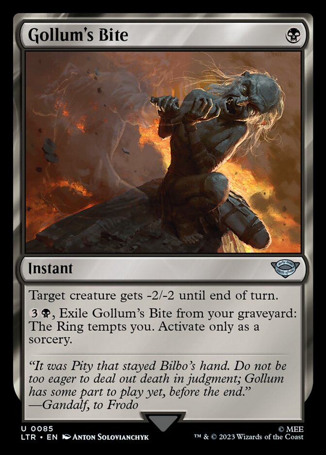 Gollum's Bite front