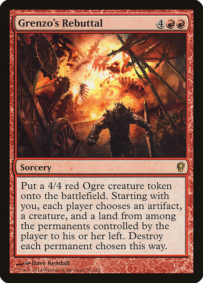 Grenzo's Rebuttal front