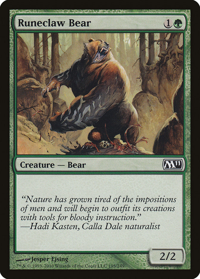 Runeclaw Bear front