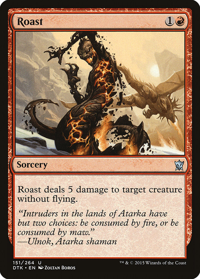 Roast front