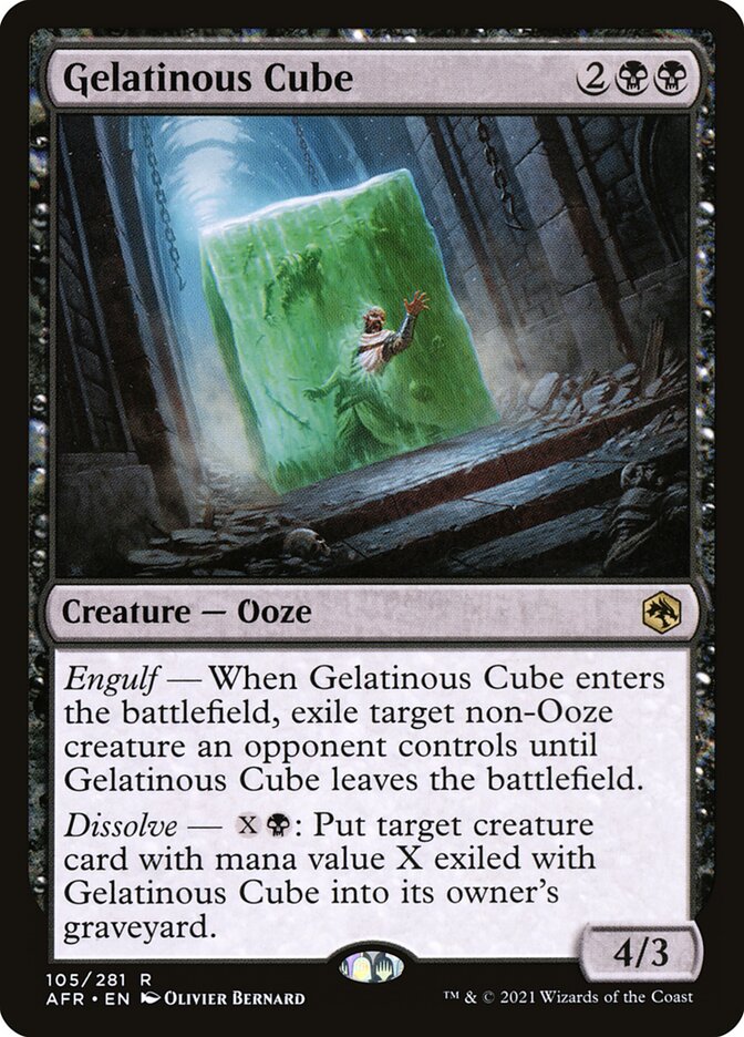 Gelatinous Cube front