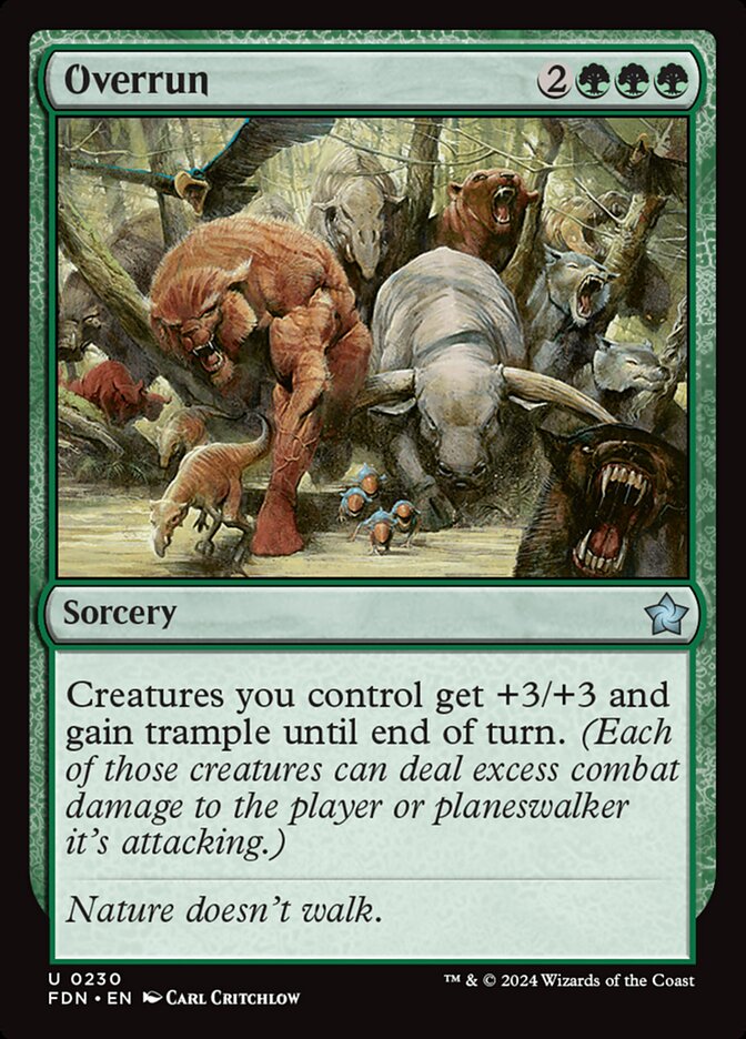 Overrun front