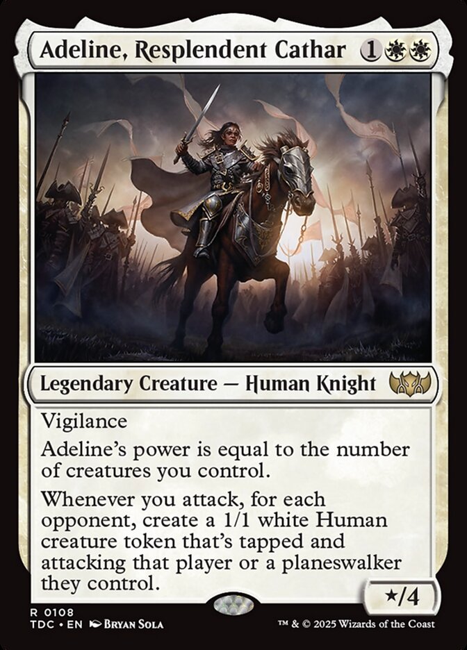 Adeline, Resplendent Cathar front