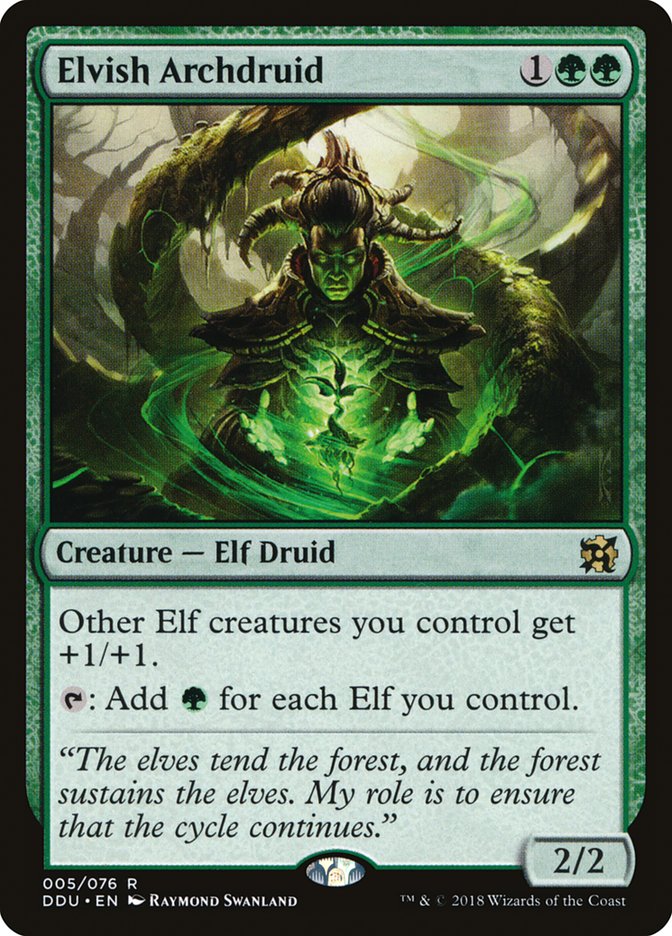 Elvish Archdruid front
