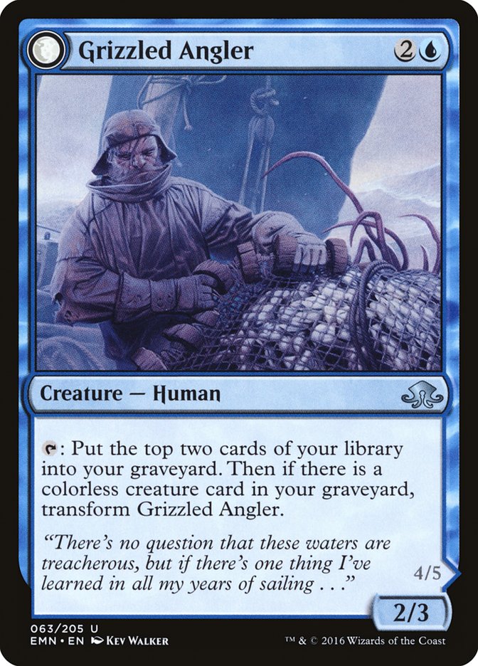Grizzled Angler // Grisly Anglerfish front