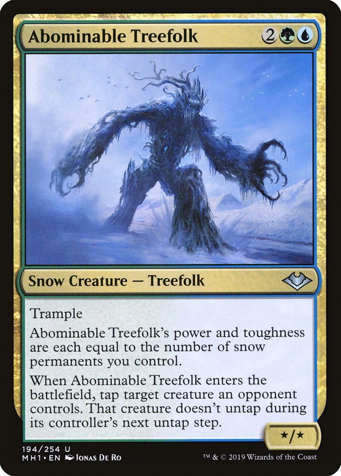 Abominable Treefolk front