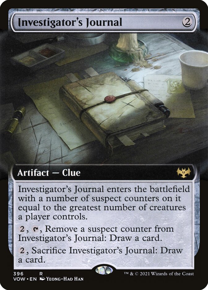 Investigator's Journal front