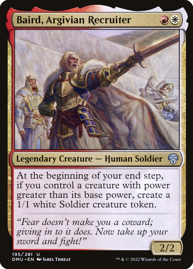 Baird, Argivian Recruiter front