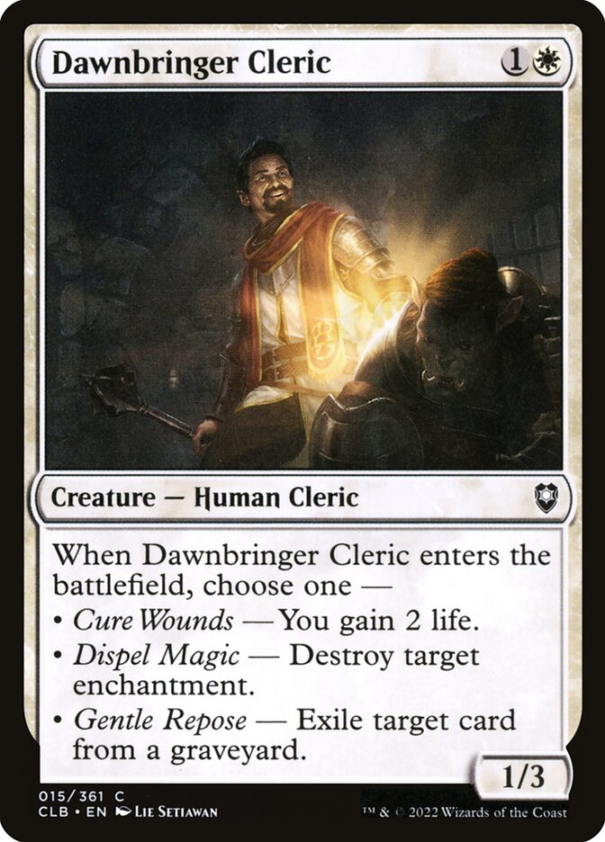 Dawnbringer Cleric front