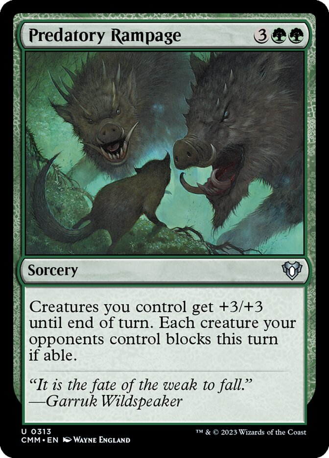 Predatory Rampage front