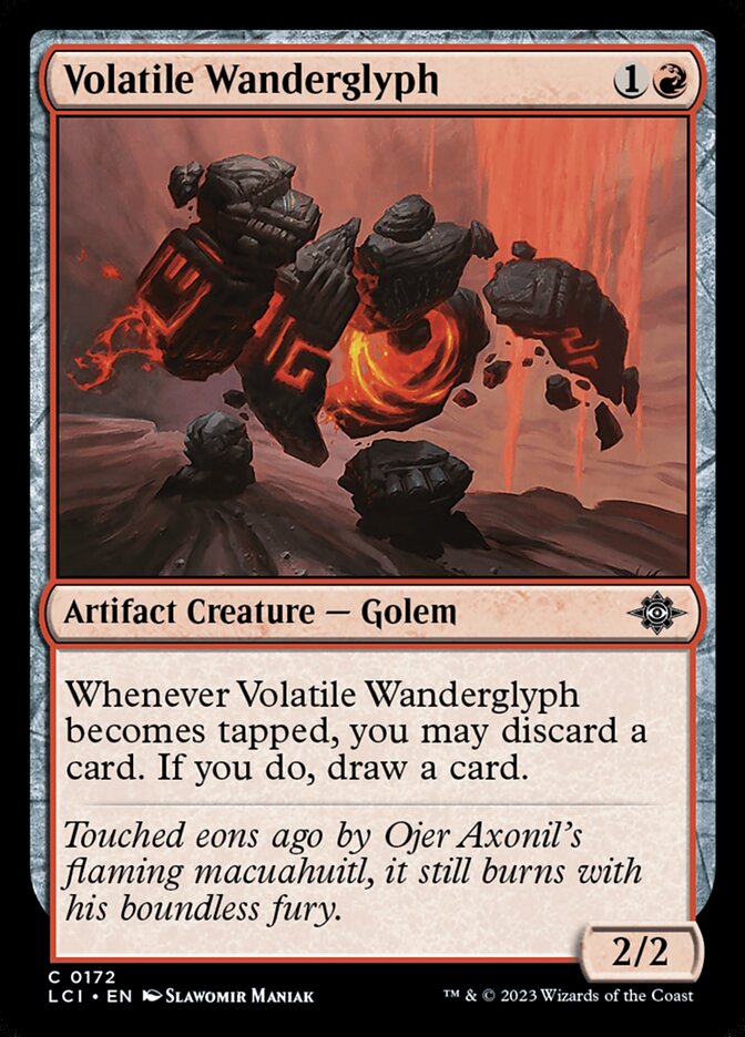 Volatile Wanderglyph front