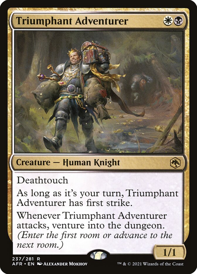 Triumphant Adventurer front