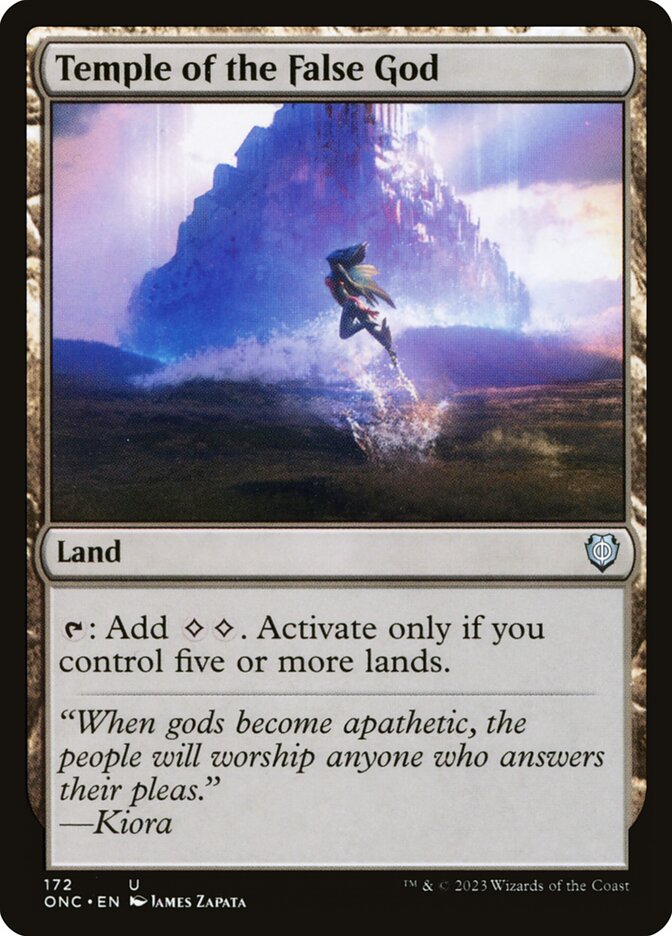 Temple of the False God front