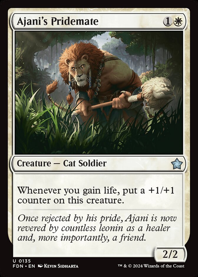 Ajani's Pridemate front