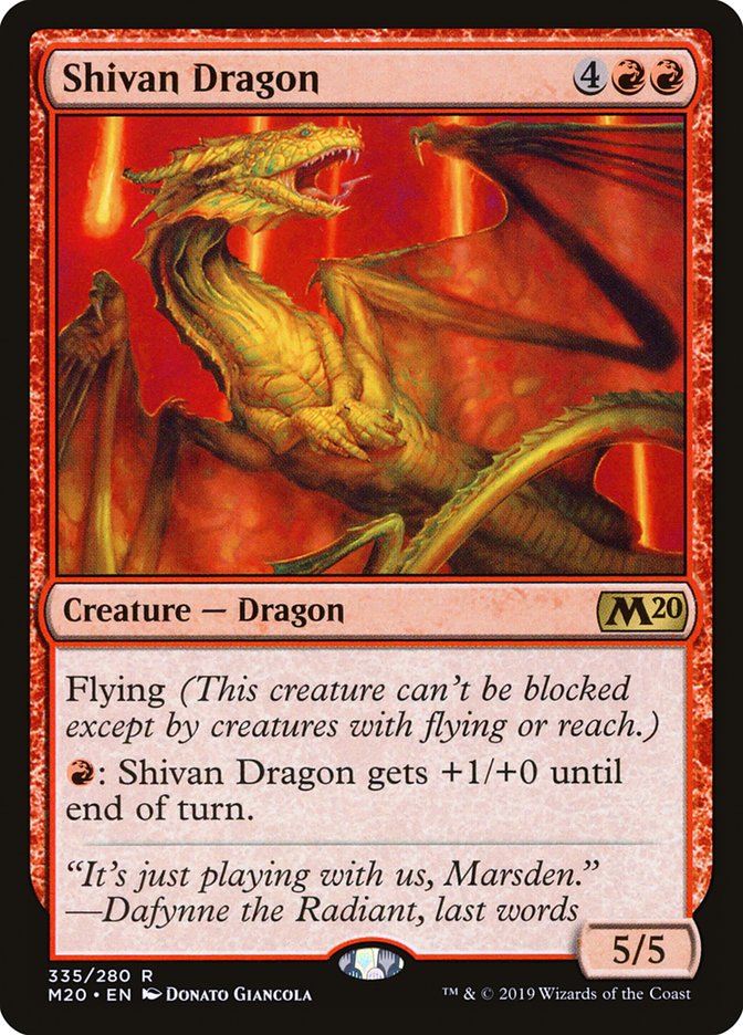 Shivan Dragon front