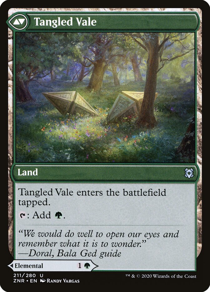 Tangled Florahedron // Tangled Vale back