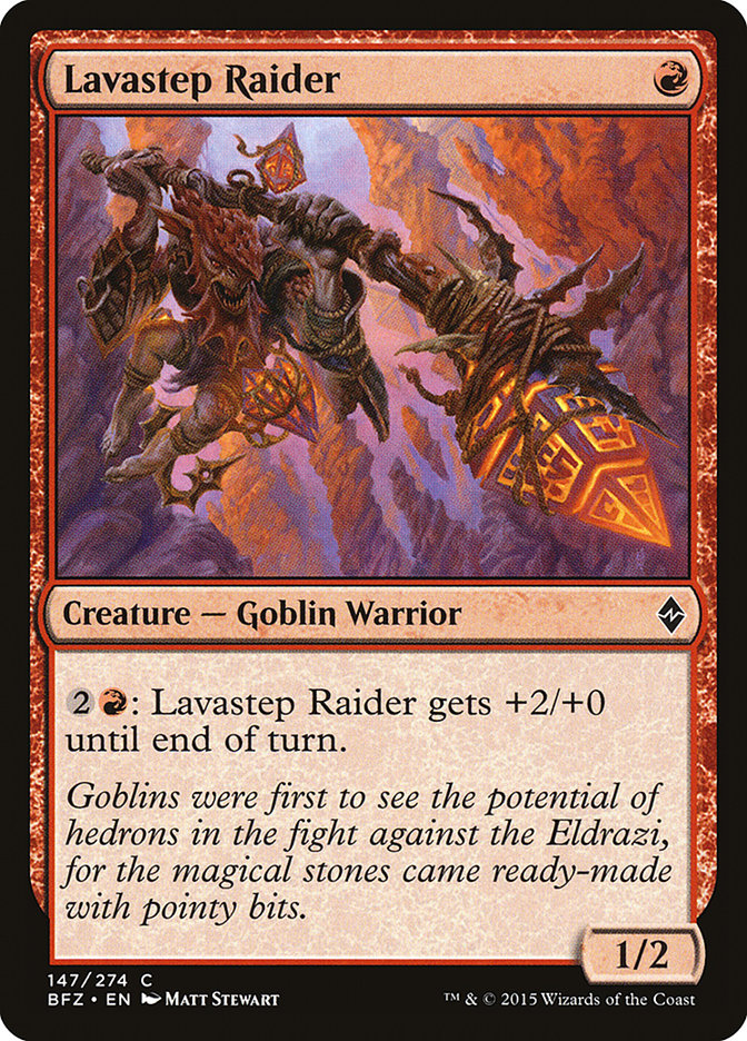 Lavastep Raider front
