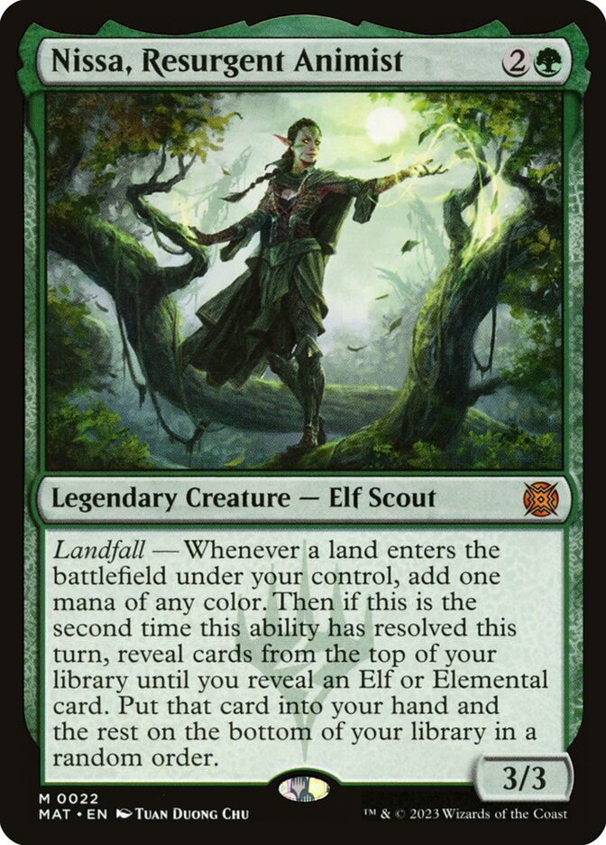 Nissa, Resurgent Animist front