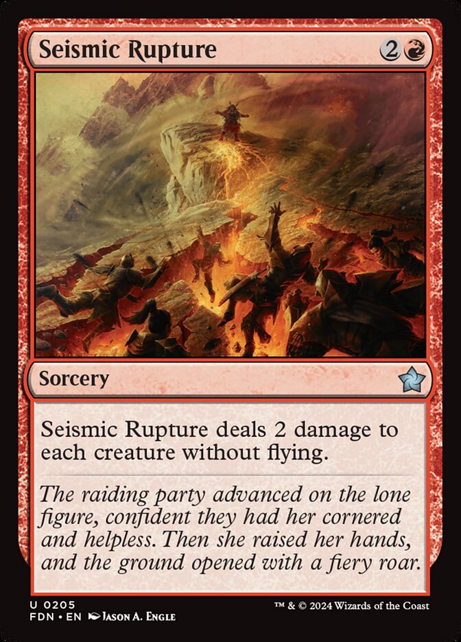 Seismic Rupture front