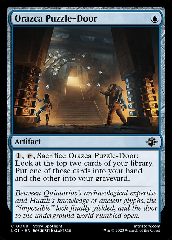Orazca Puzzle-Door front