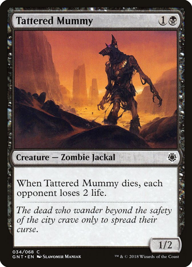 Tattered Mummy front