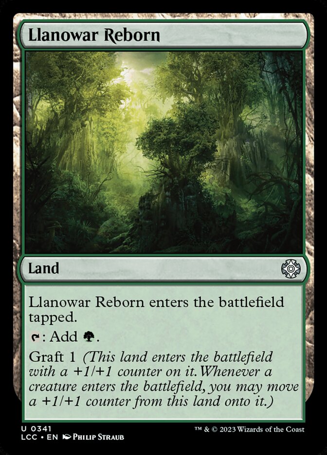 Llanowar Reborn front