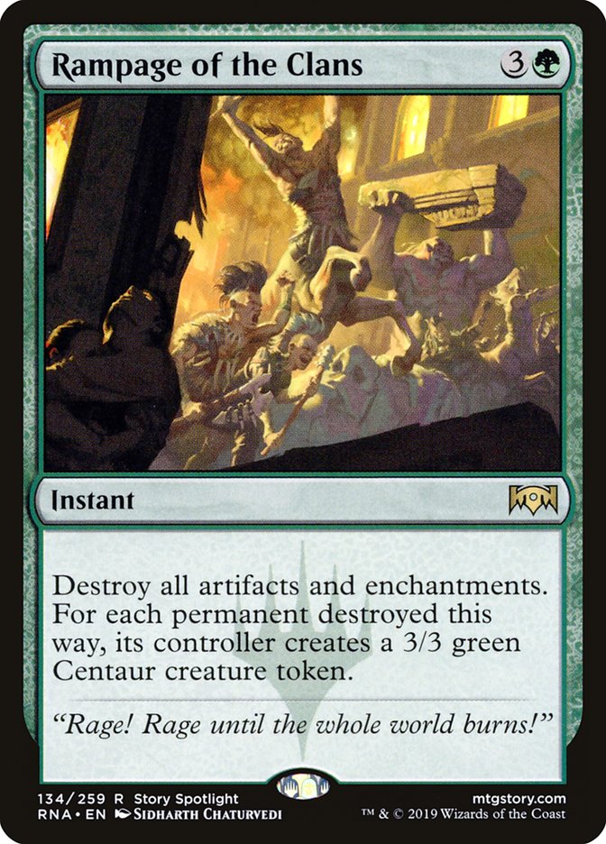 Rampage of the Clans front