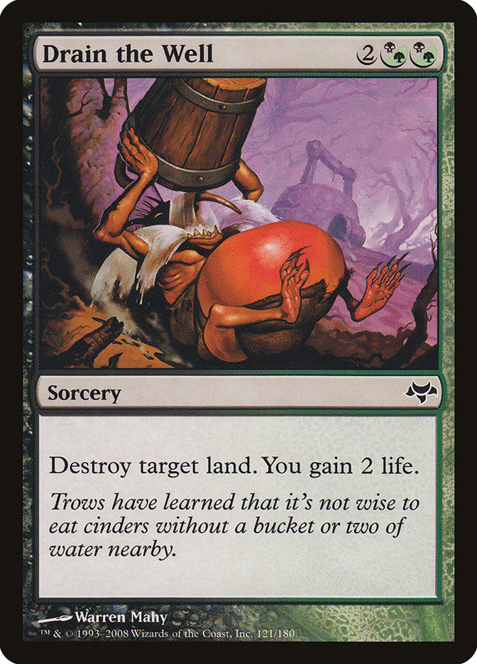 Drain the Well front