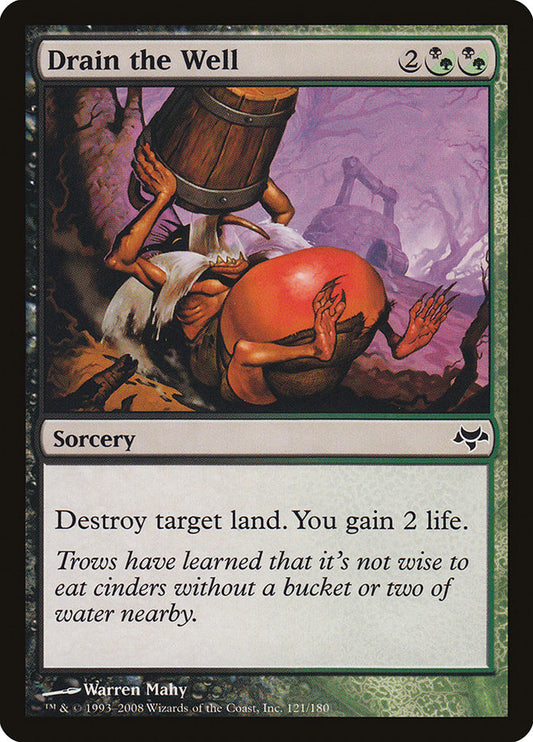 Drain the Well front