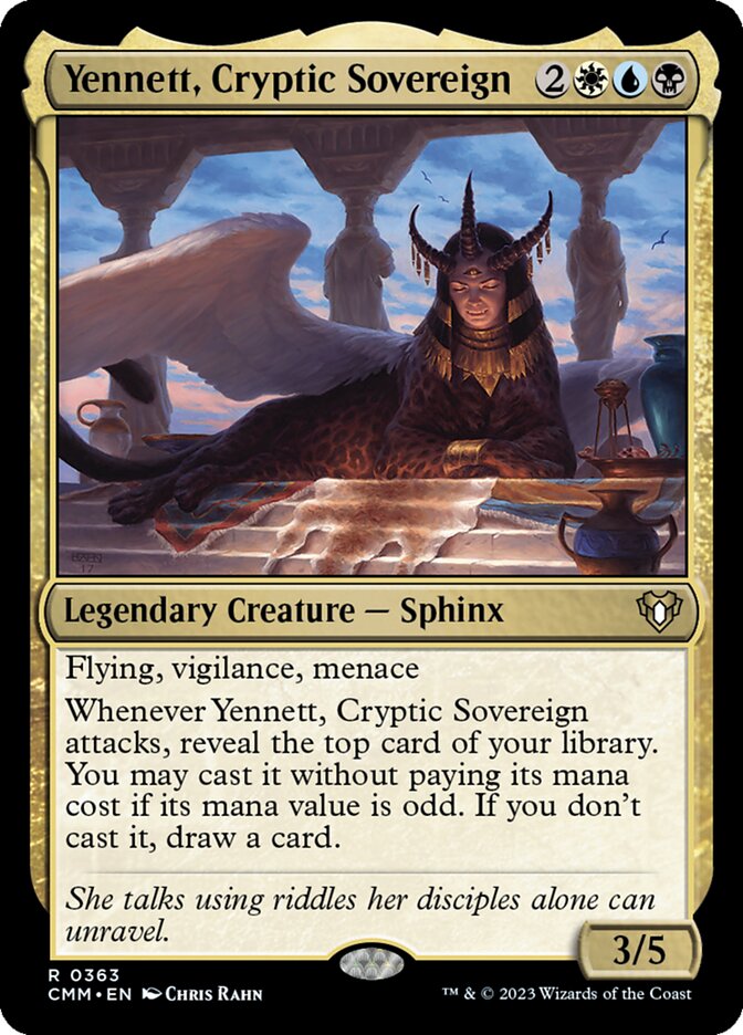 Yennett, Cryptic Sovereign front