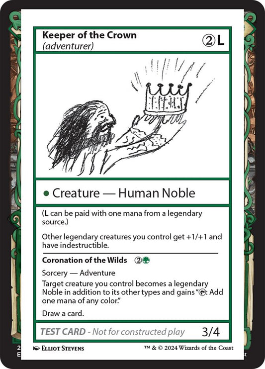 Keeper of the Crown // Coronation of the Wilds front