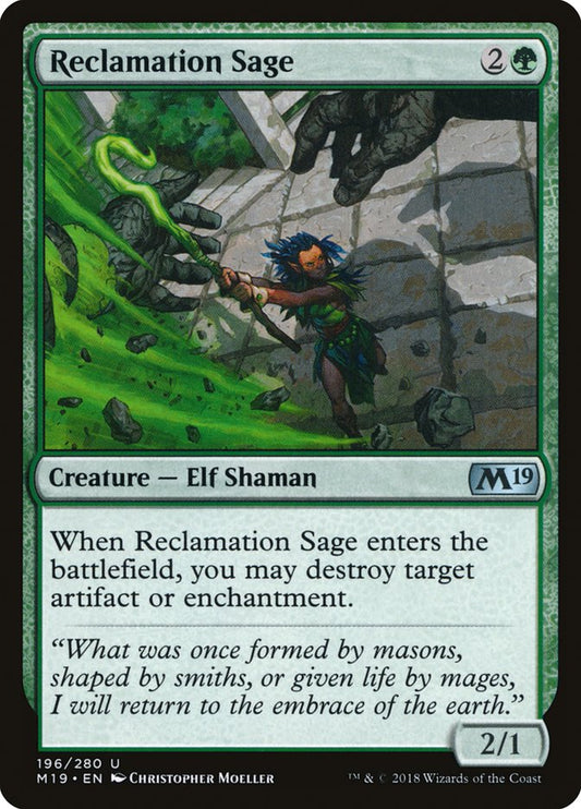Reclamation Sage front