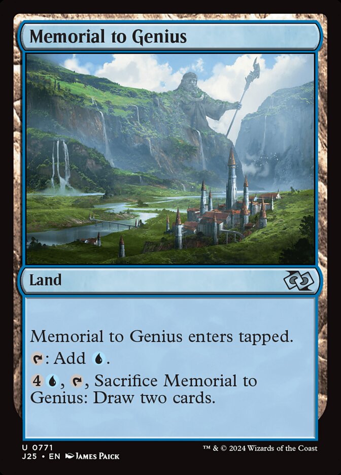 Memorial to Genius front