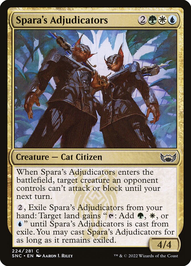 Spara's Adjudicators front