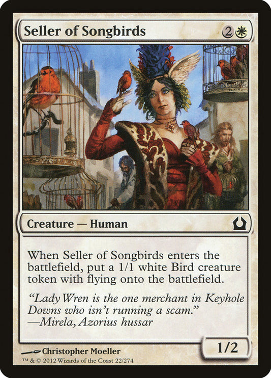 Seller of Songbirds front