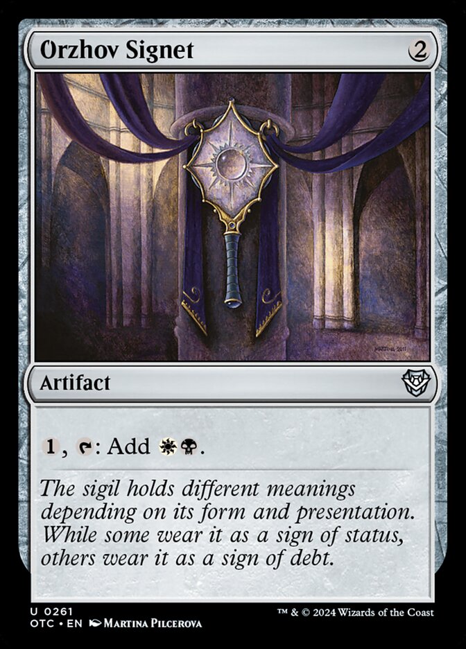 Orzhov Signet front